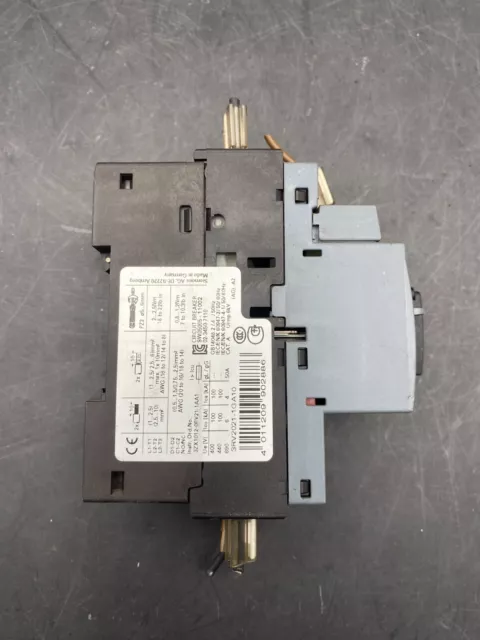 Siemens 3Rv2021-1Ga10 Motor Breaker 2