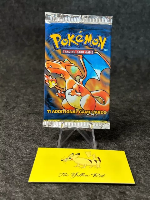 Pokemon 1999 Base Set Charizard Booster Pack - 20.82g Factory Sealed