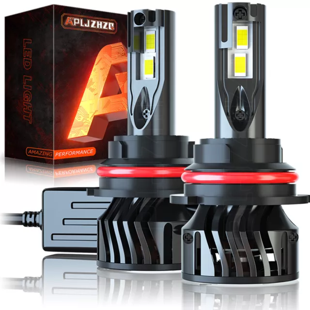 APLJZHZQ 9007 LED Headlight Bulb Conversion Kit High Low Beam White Super Bright