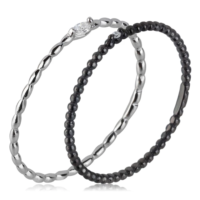 Anello con deals pietra nera morellato