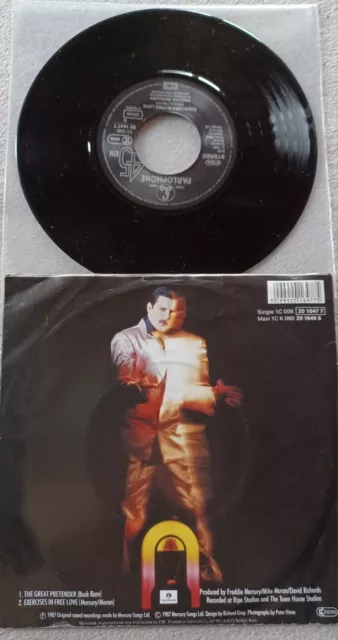 Freddie Mercury ☆Vinyl-Single ☆The Great Pretender 2