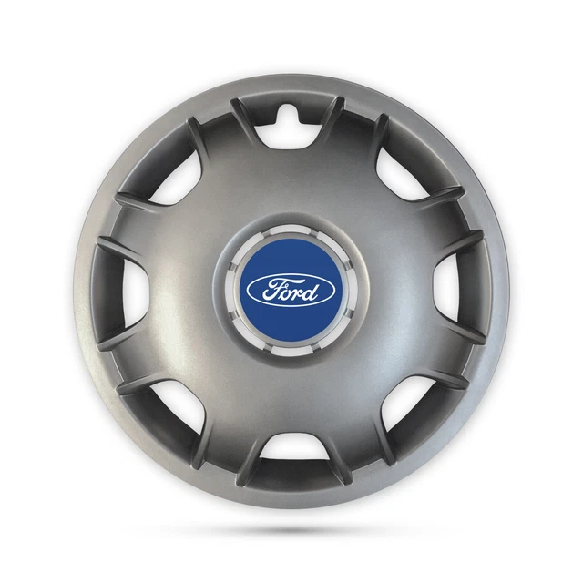 For Ford Transit Motorhome Camper Van 4x 14” Deep Dish Silver Wheel Trims Caps