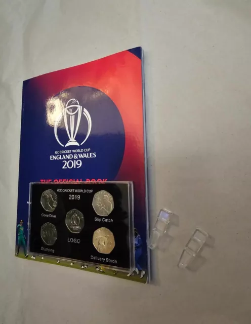Uncirculated 2019 Official England Wales Cricket World Cup 50p magazine collect