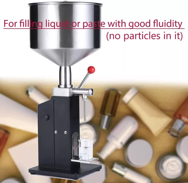 Manual Paste Liquid Filling Machine Bottle Filler Adjustable Bottle Filli 5-50ml