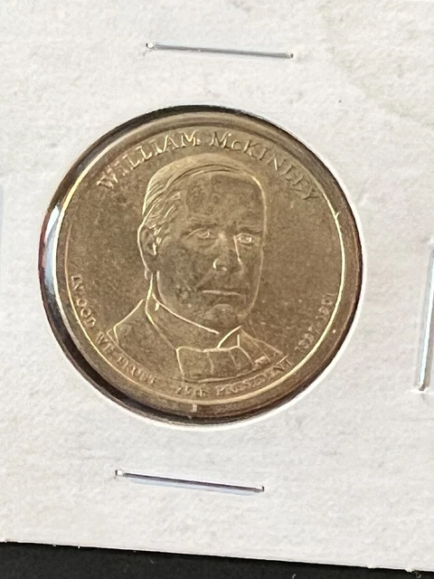 Collectible Coin William McKinley US $1 Dollar Coin D Uncirculated Denver Mint