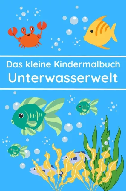 PDF Malbuch Ausmalbilder für Kinder Meerestiere Unterwasserwelt Wasser Meer