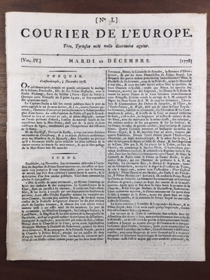 Lettre du Congrès aux Habitants des États Unis 1779 Jean Jay Thomson USA Lorient 