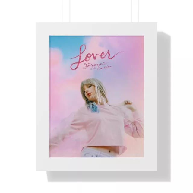 Taylor Swift Lover Album Framed Vertical Poster