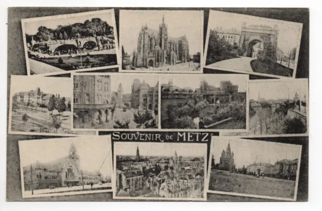 METZ moselle CPA 57 GRUSS Aus metz Souvenir de Metz carte 10 vues