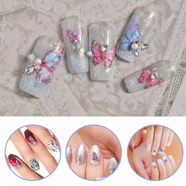 Nail Art Decals Transfer Nail Art Stickers Butterflies Nail H9J4 I3V0