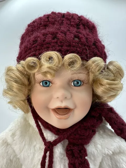 Heritage Signature Collection Porcelain Doll Krista without Bear & Sleigh