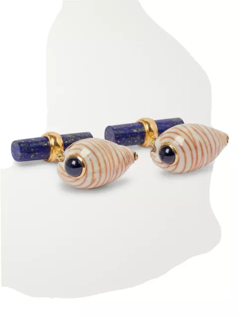 18k Yellow Gold Cufflinks Villa (Original)