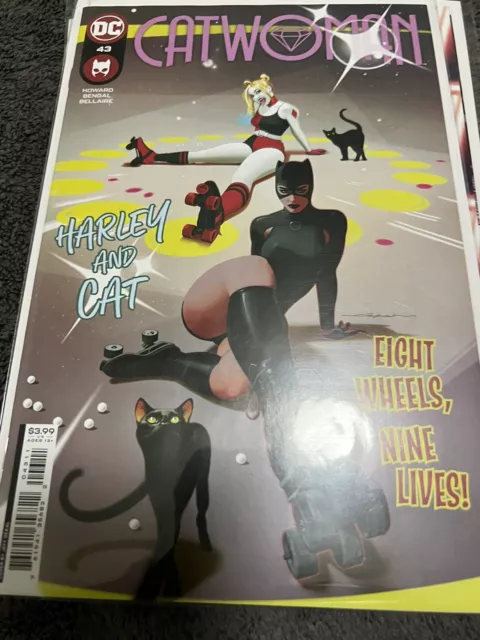 Catwoman # 43 Nm Dc Comics Jeff Dekal Cover Harley Quinn 🔥🔥🔥