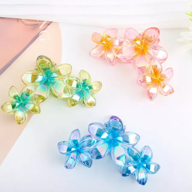 Colourful Large Flower Hair Clip Barrettes Ponytail Hairpin  Girls