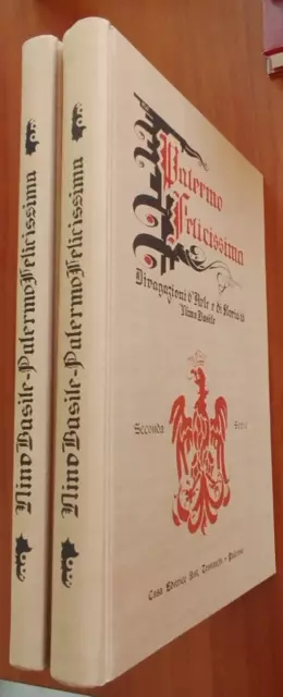 PALERMO FELICISSIMA - PRIMA E SECONDA SERIE di NINO BASILE EDIT. TRIMARCHI 1978 2