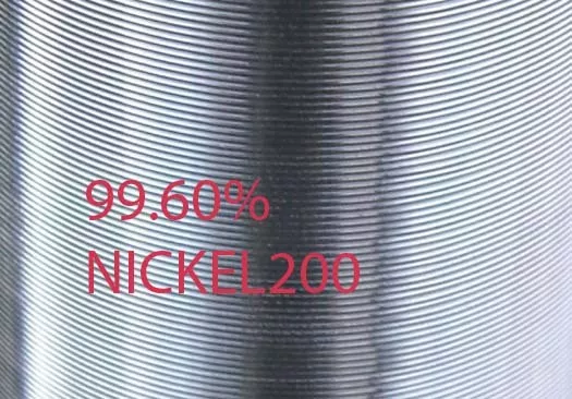 Ni200 Draht (99,6 % Nickel) - DNA40 Draht MULTI DURCHMESSER LISTE Nickeldraht