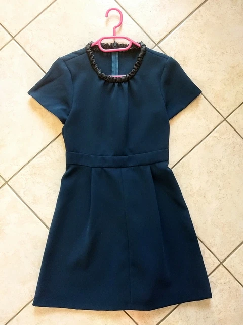 ROBE PATINEUSE MAJE Vert Sapin Col cuir Taille EUR 39,00