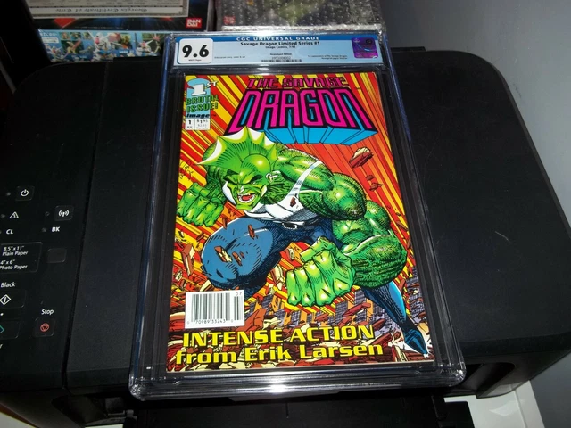 SAVAGE DRAGON #1 CGC 9.6 NM  1st Appearance 1992 NEWSSTAND VARIANT!! RARE HTF!!
