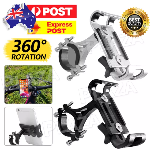 360° Universal Mobile Phone Holder Handlebar Mount Motorcycle Bicycle Bike GPS