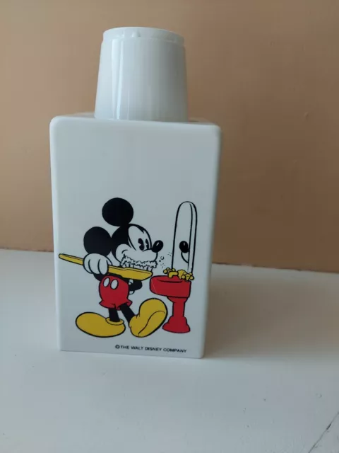 Vintage 1987 Walt Disney Mickey Mouse Spring Loaded Dixie Cup Bathroom Holder