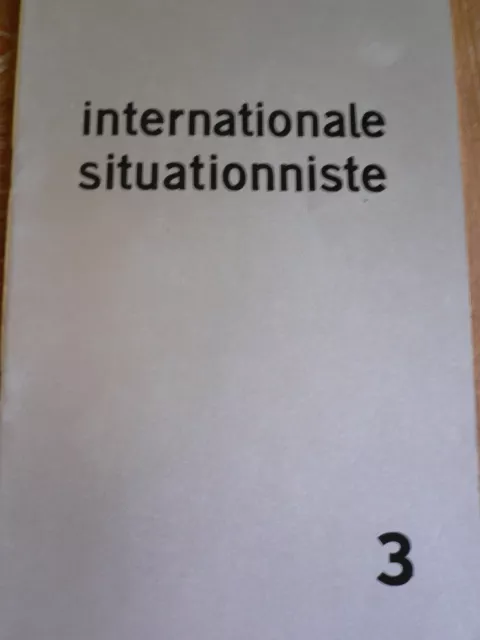 Rarissime Eo Guy Debord  Revue Internationale Situationniste N° 3