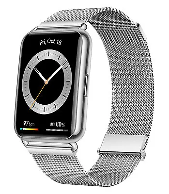 Huawei Watch Fit 2 Elegant Silber Smartwatch Fitnesstracker 1,74" AMOLED 5ATM