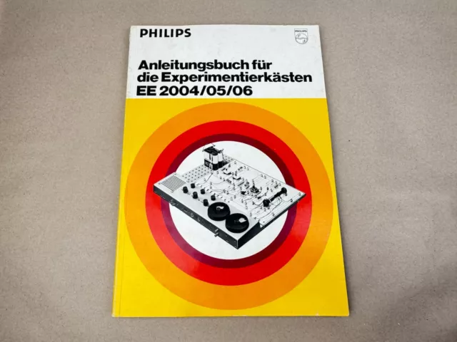 Philips Anleitungsbuch Baukasten EE2004 EE2005 EE2006 Experimentierkasten