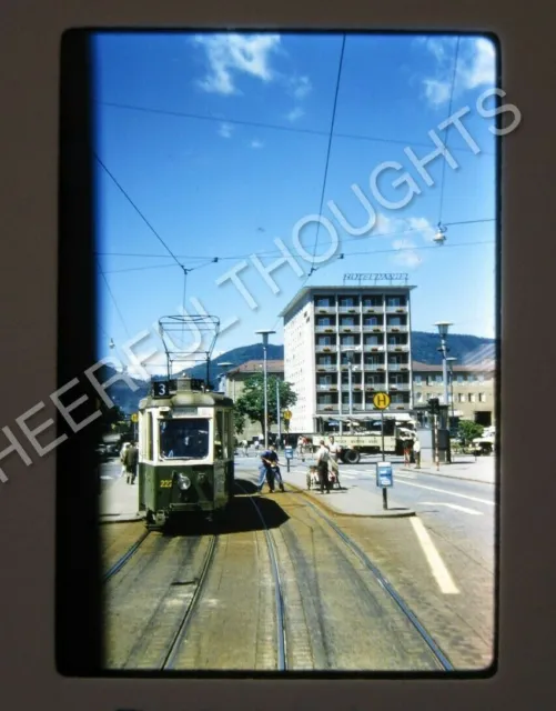 Original '61 Kodachrome Slides Graz Austria 222 Trolley Hotel Daniel    20Z20