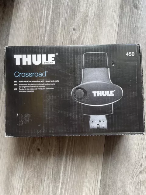 Thule Crossroad 450 Footpack For Square Roof Load Bars. ** SEALED IN BOX **