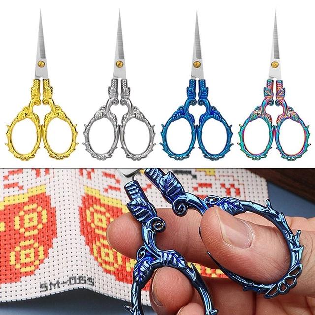 Handwerk Stickerei Retro Büro Spitze Schere Edelstahl Kreuz stich Schere Schere