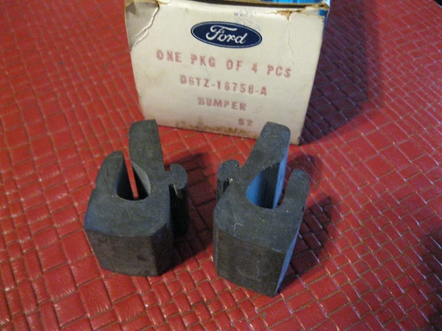 NOS 1976-1979 Ford Truck, Bronco hood bumper pair