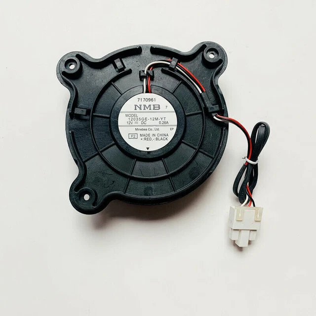 Nidec GW12E12MS1AZ-52Z32 DC12V 0.33A 3-Wire Refrigerator Cooling Fan - New Open Box
