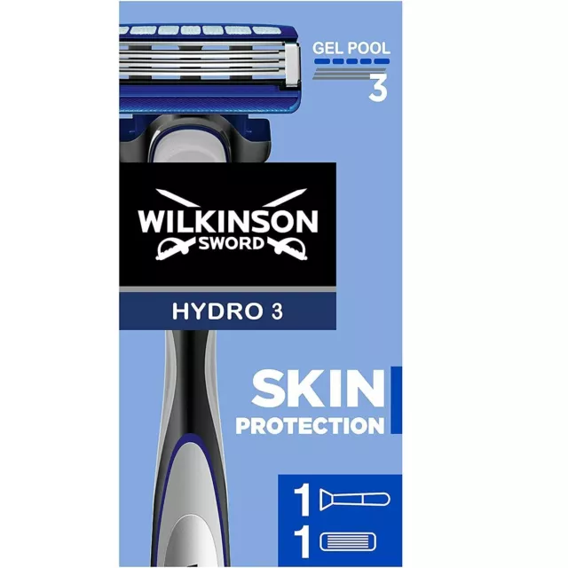 Wilkinson Sword Hydro 3 Skin Protection NEU & OVP Gel Pool Herren-Rasierer