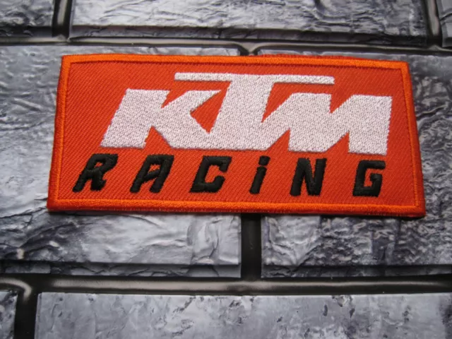 Aufnäher Patch Aufbügler KTM Motorcycles Motorradsport Tuning Biker Motorcross