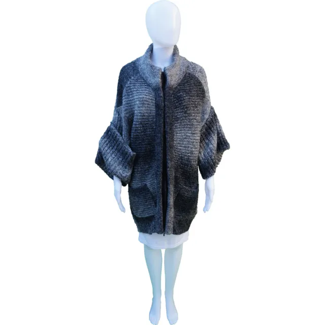 3.1 Phillip Lim Wool-Blend Zip-Up Sweater Coat