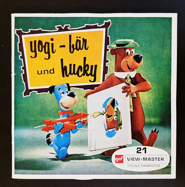 NEUwertig🎬Viewmaster Hanna Barbera🎬Yogi Bear & Huckleberry Hound🎬View-Master