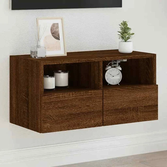 Armoire lavabo vieux bois 60x30x60 cm bois d'ingénierie