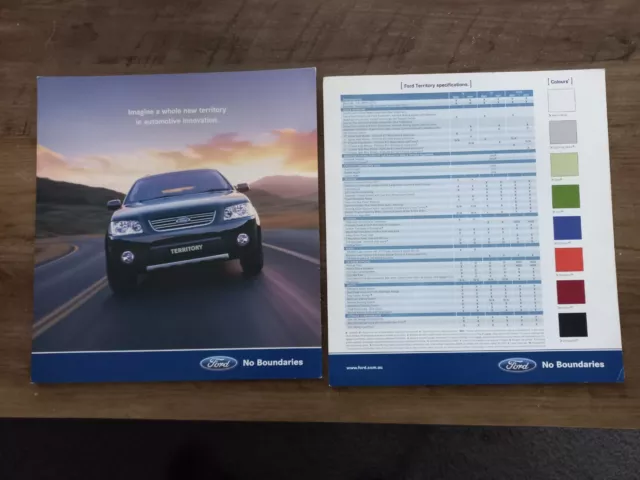 2004 Ford Territory Sales Brochure