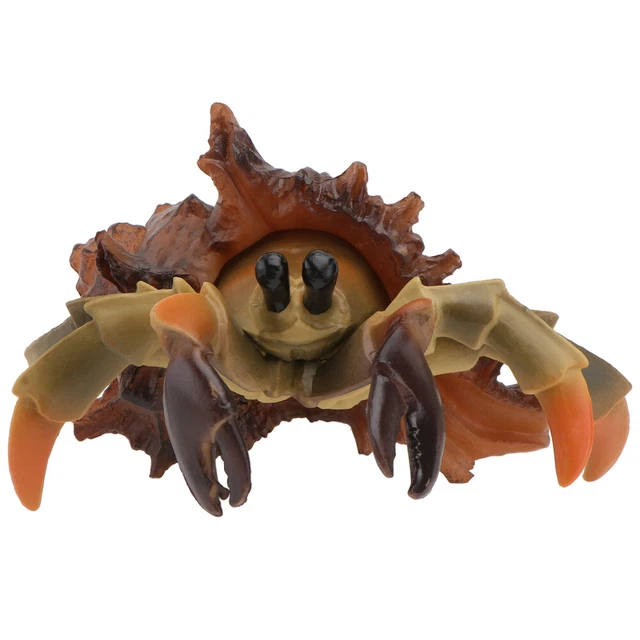 Statuina Hermit Granchio Modello PVC Bambino Animali Oceano Giocattoli da Bagno per Bambini