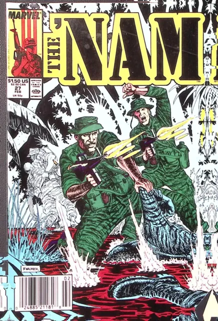 1989 The 'Nam #27 Feb Like A Candle In The Wind Marvel Comics  Z2226
