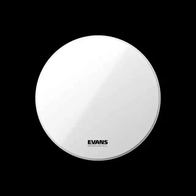 Evans EQ3 Resonant Bass Drum Head w/No Port 26 Smooth White