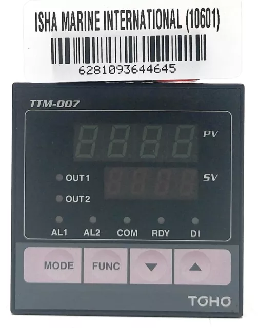 TOHO Électronique Inc.TTM-007-R-A Température Contrôleur 100-240VAV 50/60Hz