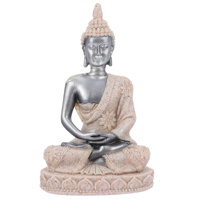 Mini-Mönch-Buddha-Statue Aus Grünem Sandstein – Niedliche Dekoration Für Zuhause, Aquarium Oder Büro, Zen-Stil