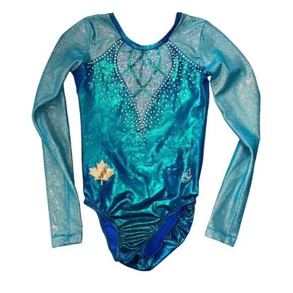 Jagwear Competitive Gymnastics Leotard Youth Large 12/14