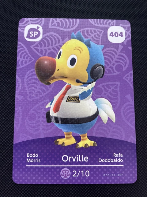 Carte Amiibo Animal Crossing – Pete 206 – New Horizons – Nintendo – Ouverte Jamais Utilisée