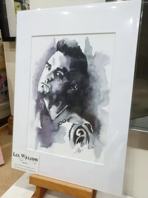 Robbie Williams Art Picture Print Wall Art