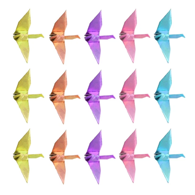100 pz ghirlanda da tavolo origami uccellini fidanzamento fatti a mano