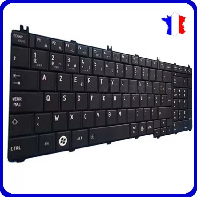 Clavier Français Original Azerty Toshiba Satellite Pro  L750D   Noir Neuf