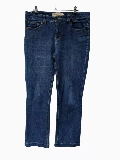 Just Jeans Mid Rise Straight Leg Denim Women's Ladies Jeans Size 14