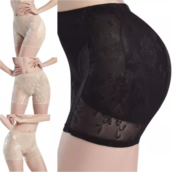 Women Bum Padded Underwear Knickers Buttocks Hip Lift Shaper Butt Enhancer  Pants